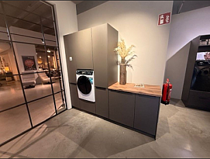 Showroom bijkeuken Luanda Vulkaangrijs - Zutphen