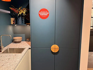 Showroomkeuken - Mira Kiezelgrijs Savino Diepblauw - Zutphen 02