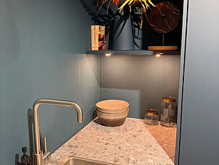 Showroomkeuken - Mira Kiezelgrijs Savino Diepblauw - Zutphen 05