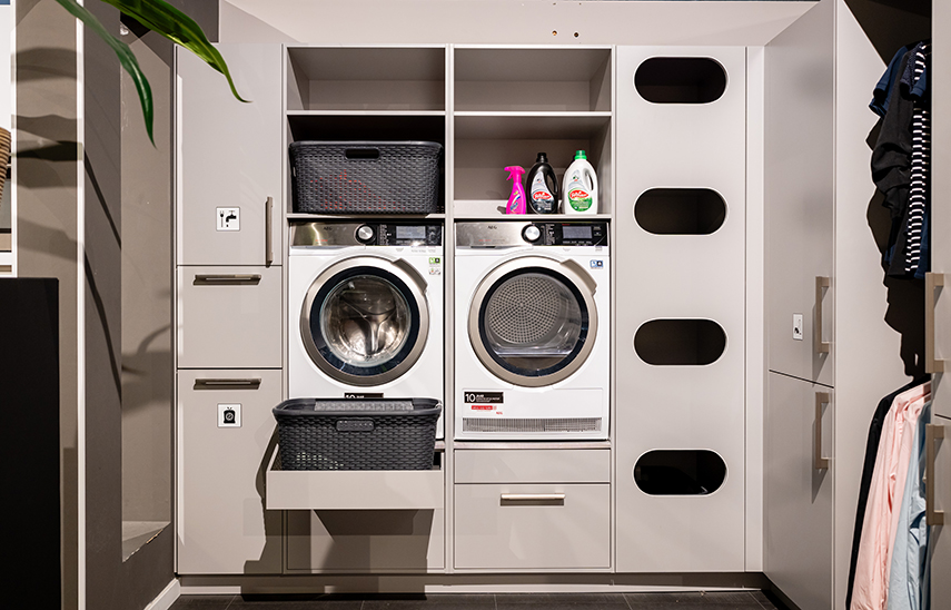 Bijkeukens met wasmachine