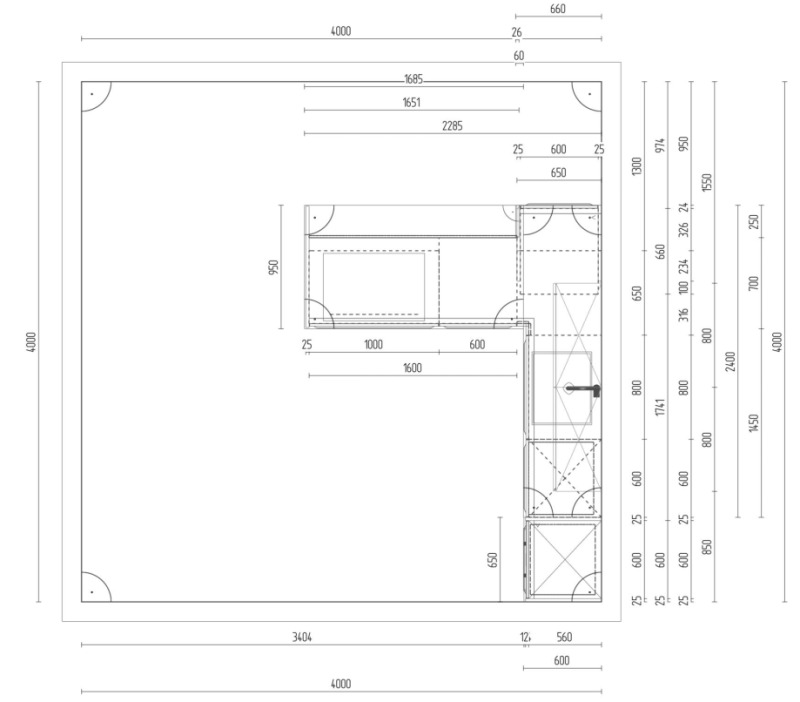 Bovenaanzicht Koch Franchetti